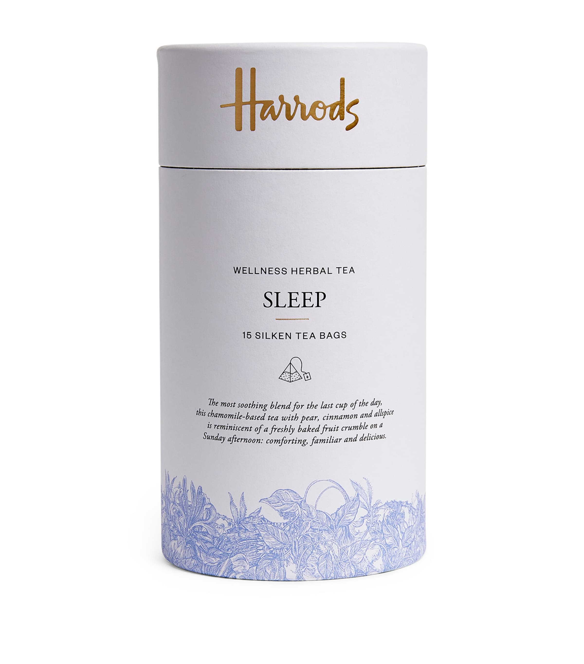Harrods Sleep Wellness Herbal Tea 15 Tea Bags, UK version