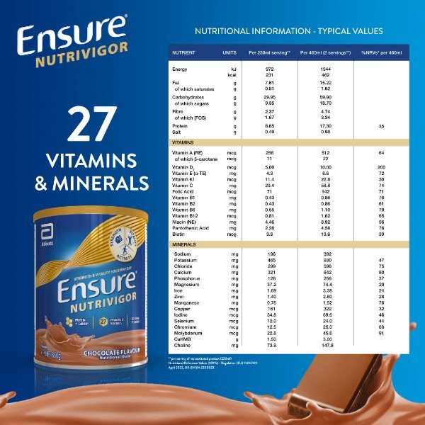 Ensure Shake Chocolate Flavour 850G