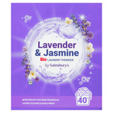 Sainsbury's 2 in 1 Laundry Powder Lavender & jasmine 40 Washes 2kg GOODS Sainsburys   