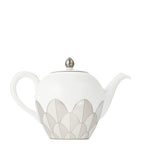 Christofle porcelain Malmaison teapot 1.5L - British product