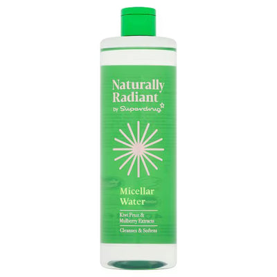 Superdrug Naturally Radiant Micellar Water Cleanser For Combination Skin 400ml- Buy online at McGrocer