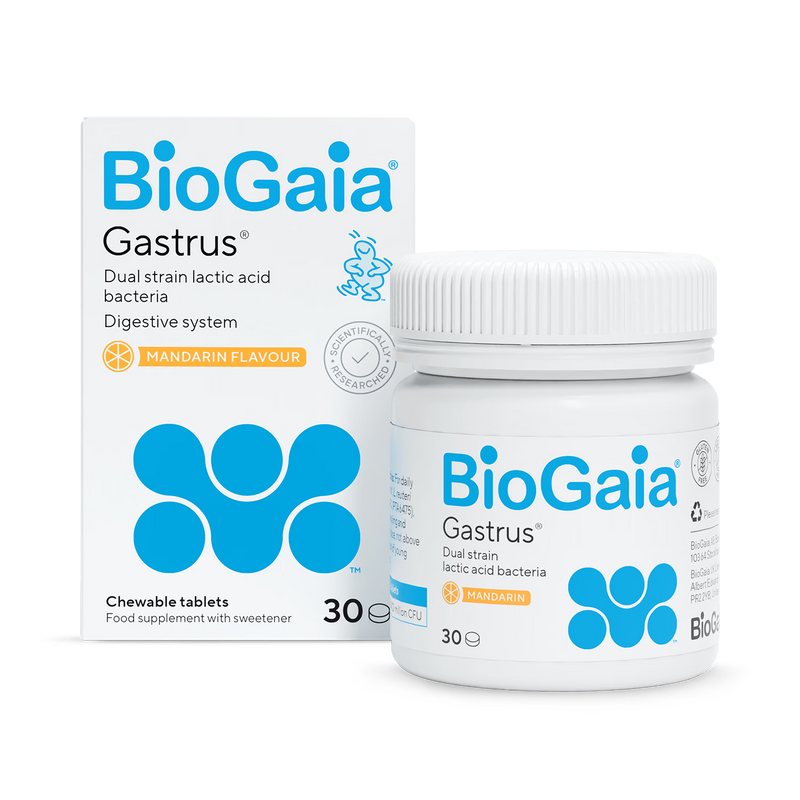 BioGaia probiotic tablets mandarin flavour 30 tablets - British product