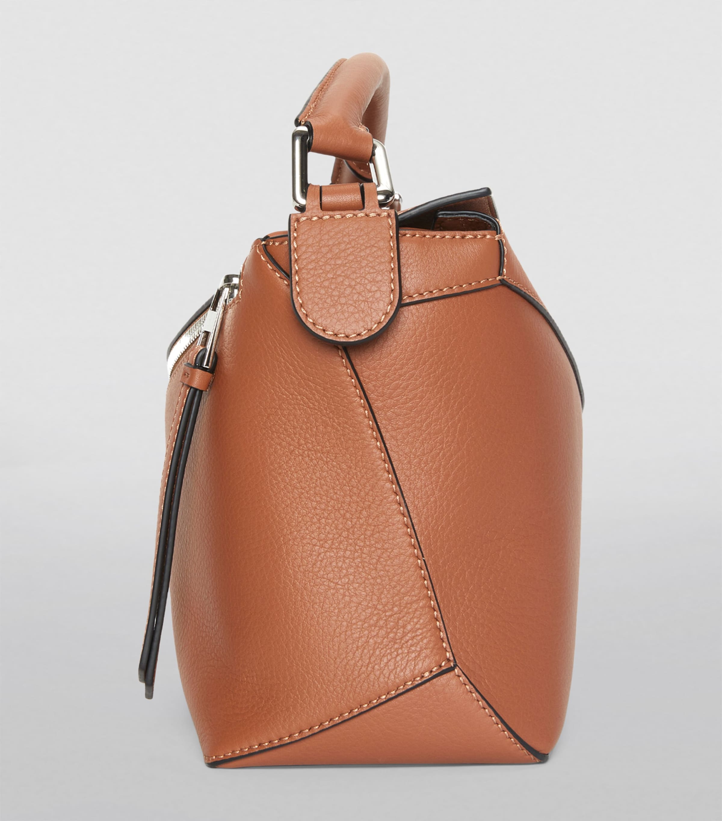 LOEWE Small Leather Puzzle Edge top-handle calfskin bag (British brand)