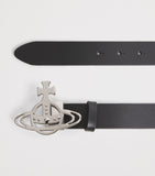 Vivienne Westwood Leather Orb Belt 3cm wide, imported from the UK
