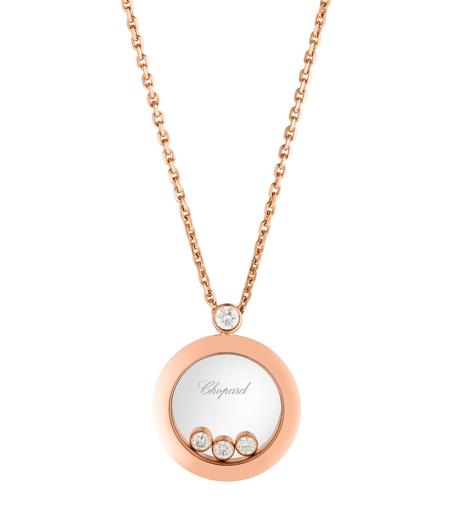 Chopard Happy Diamonds pendant 18kt rose gold, imported from the UK