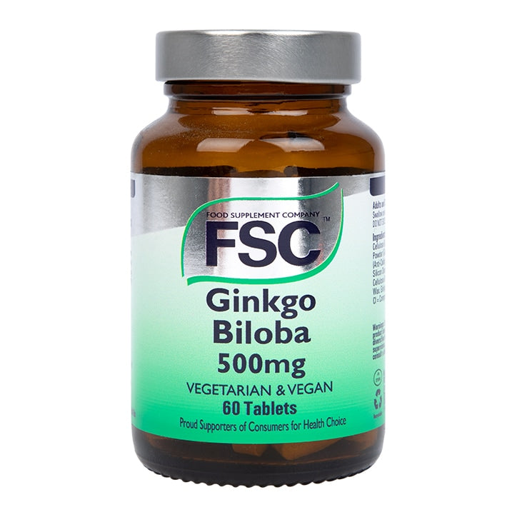 FSC Ginkgo Biloba 60 Tablets 500mg