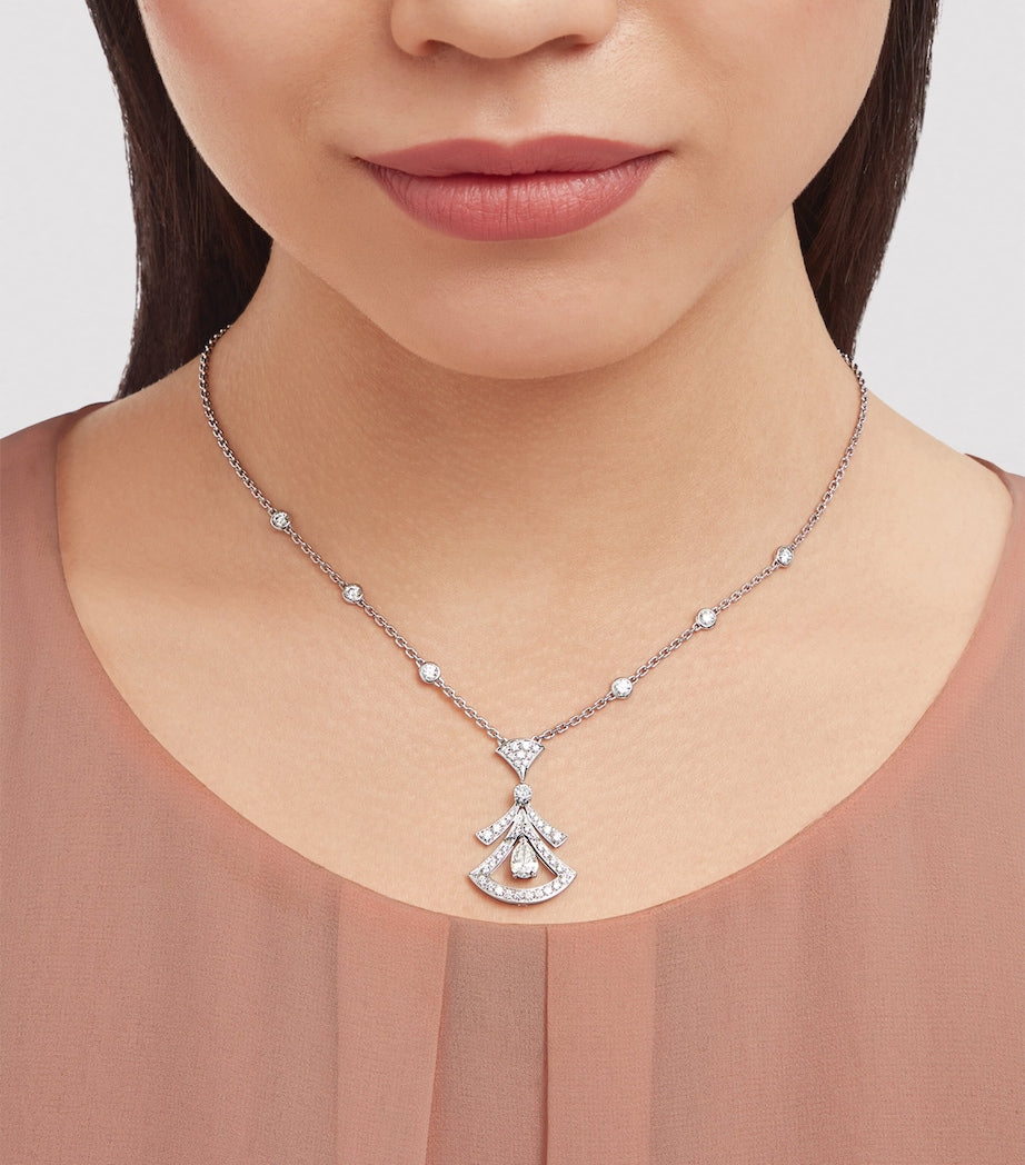 Bvlgari Divas' Dream necklace 18kt white gold diamonds - British product