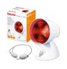 Beurer IL35 white infrared lamp with digital timer, imported from the UK