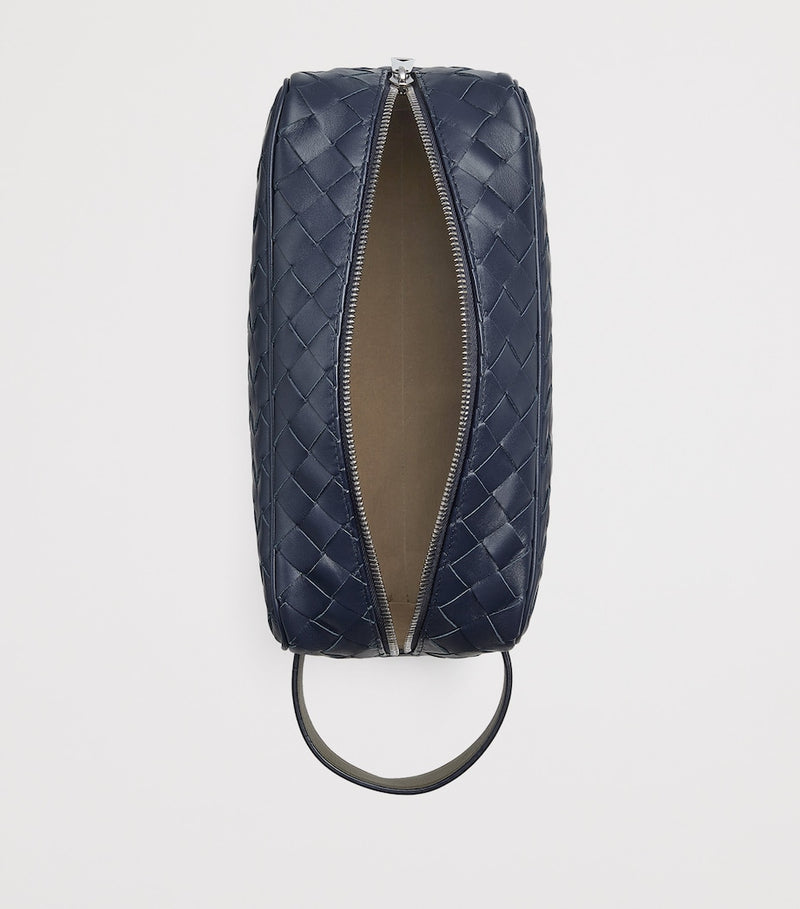 Bottega Veneta leather Intrecciato weave wash bag 13x26x10cm - British product