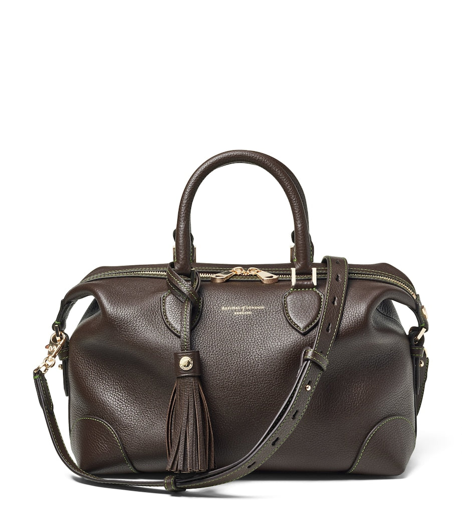 Aspinal of London leather bowling bag midi, UK version