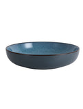 George Home Blue Reactive Glaze Serving Bowl General Household ASDA   