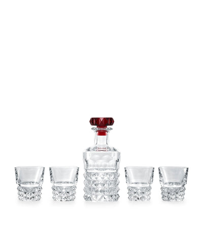Harrods Baccarat Louxor Carafe and 4 Tumblers Bar Set- Buy online at McGrocer