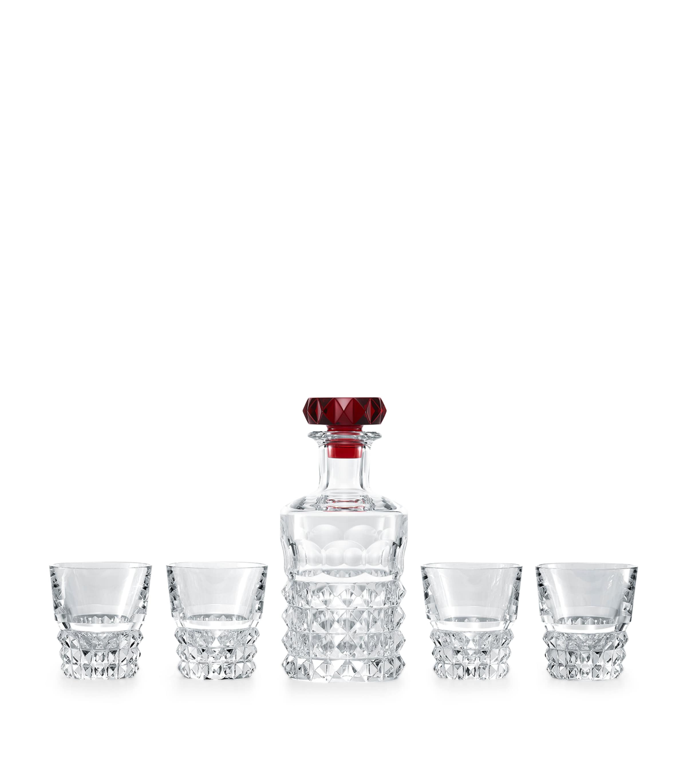 Baccarat Louxor carafe and 4 tumblers bar set - British product
