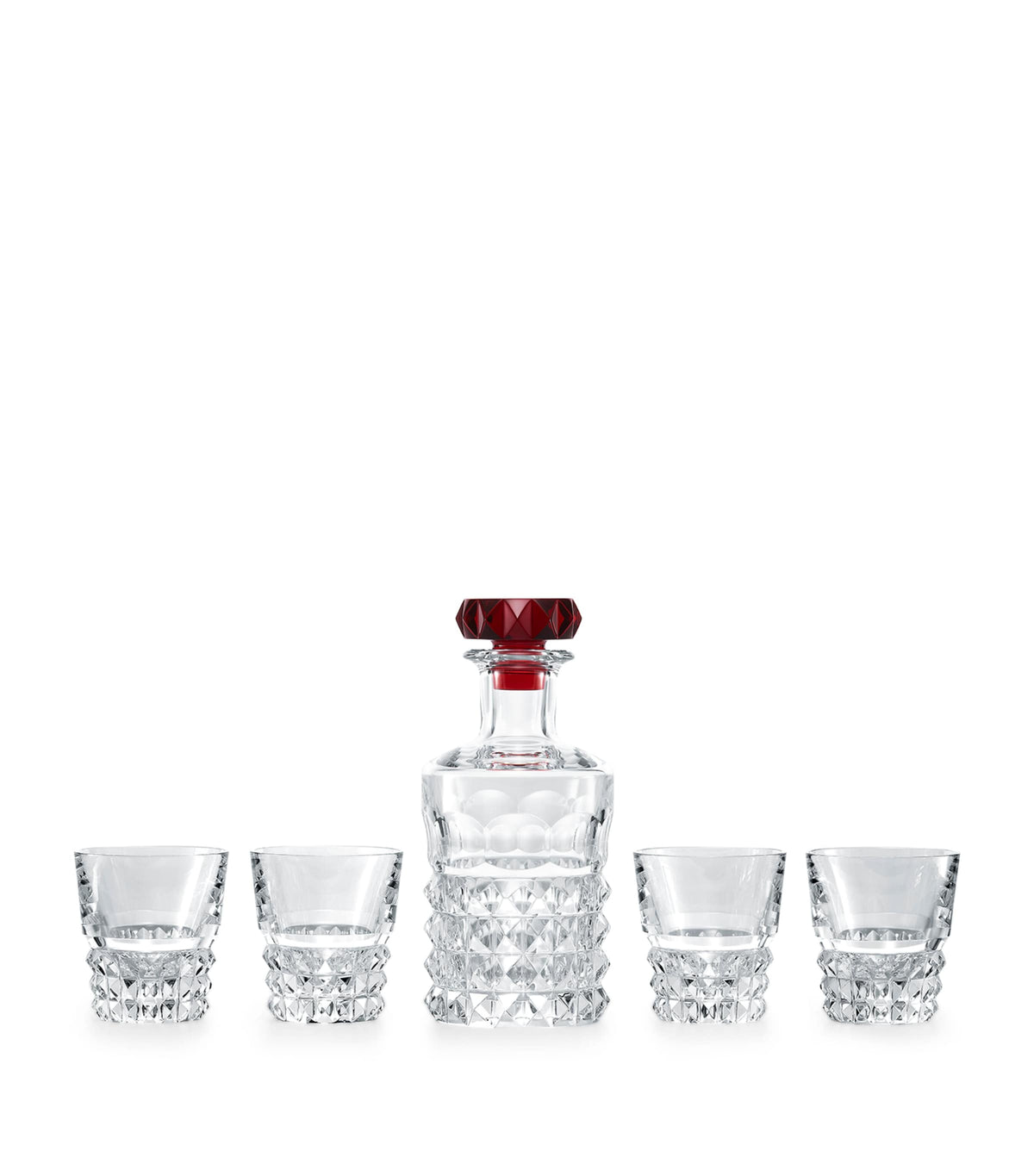 Baccarat Louxor carafe and 4 tumblers bar set - British product
