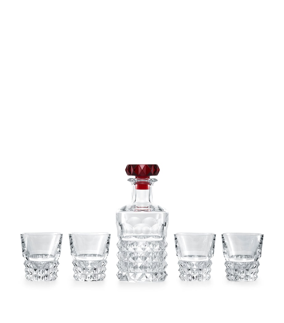 Baccarat Louxor carafe and 4 tumblers bar set - British product