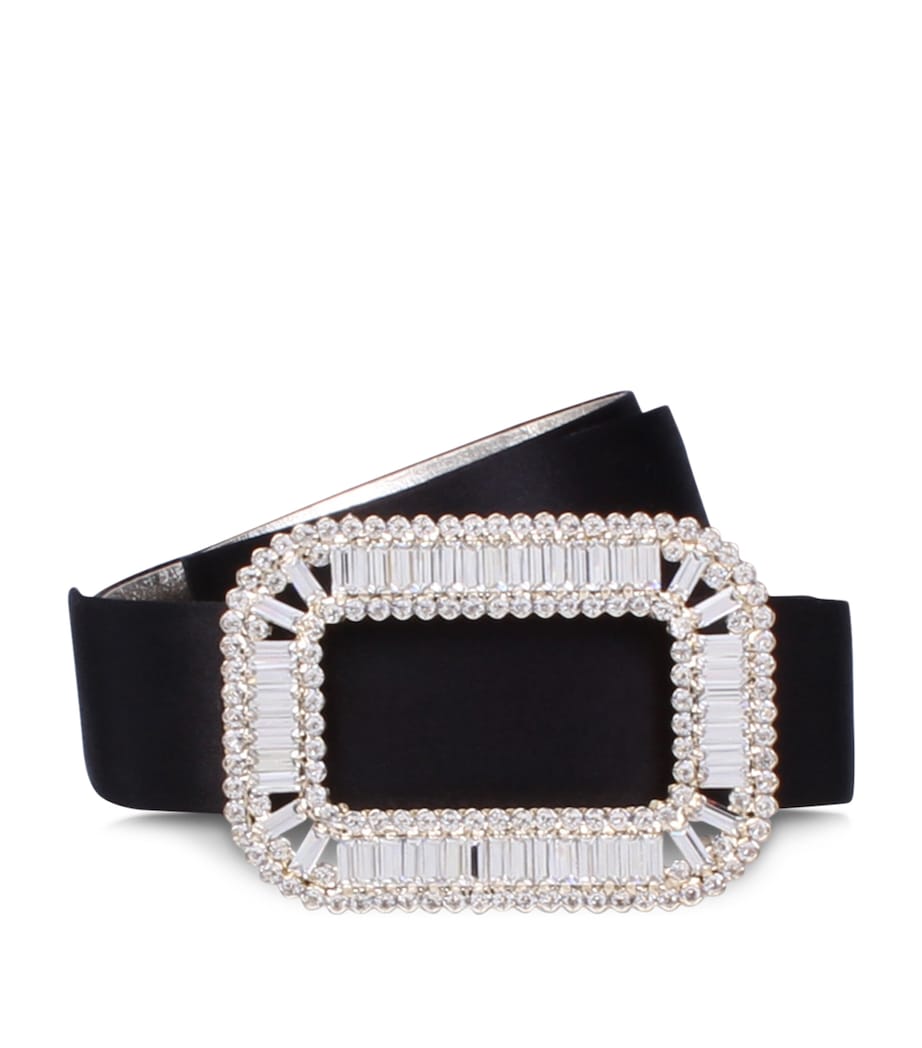 Roger Vivier satin Pilgrim belt 3cm (British brand)