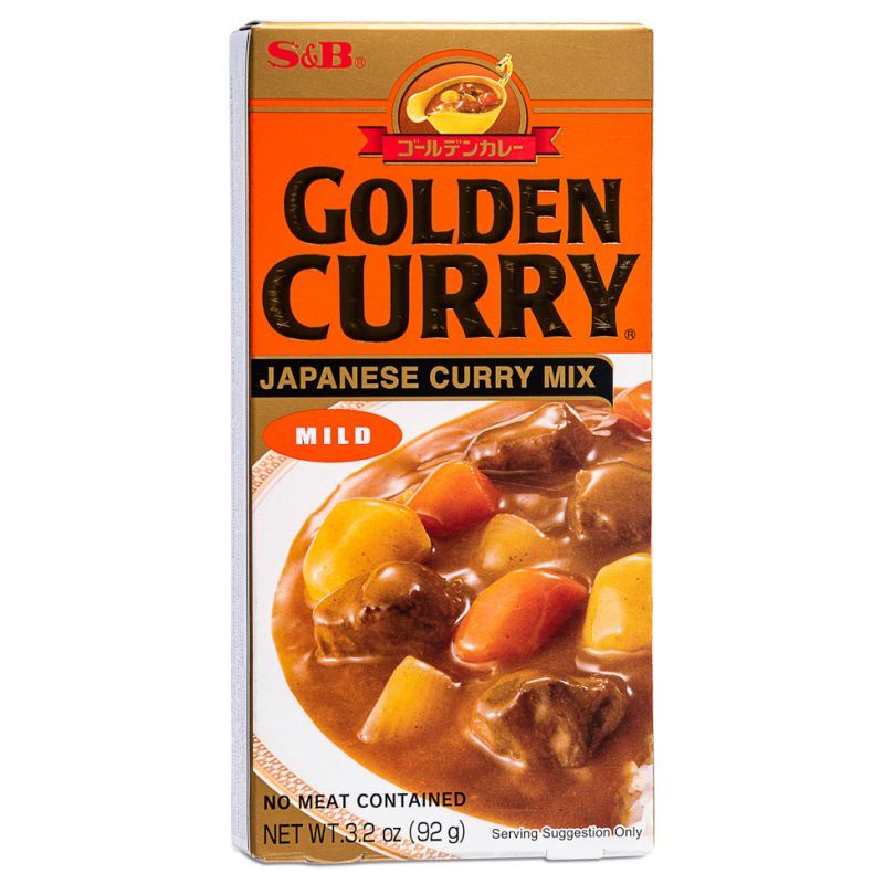S&B Japanese curry mix mild, imported from the UK