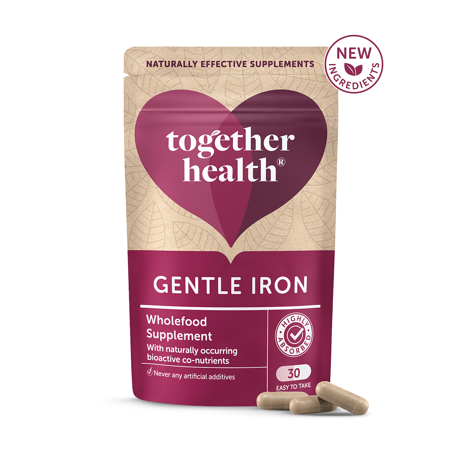 Together Health Gentle Iron 30 capsules, UK version