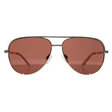 Quay High Key Micro Gold aviator sunglasses, UK version