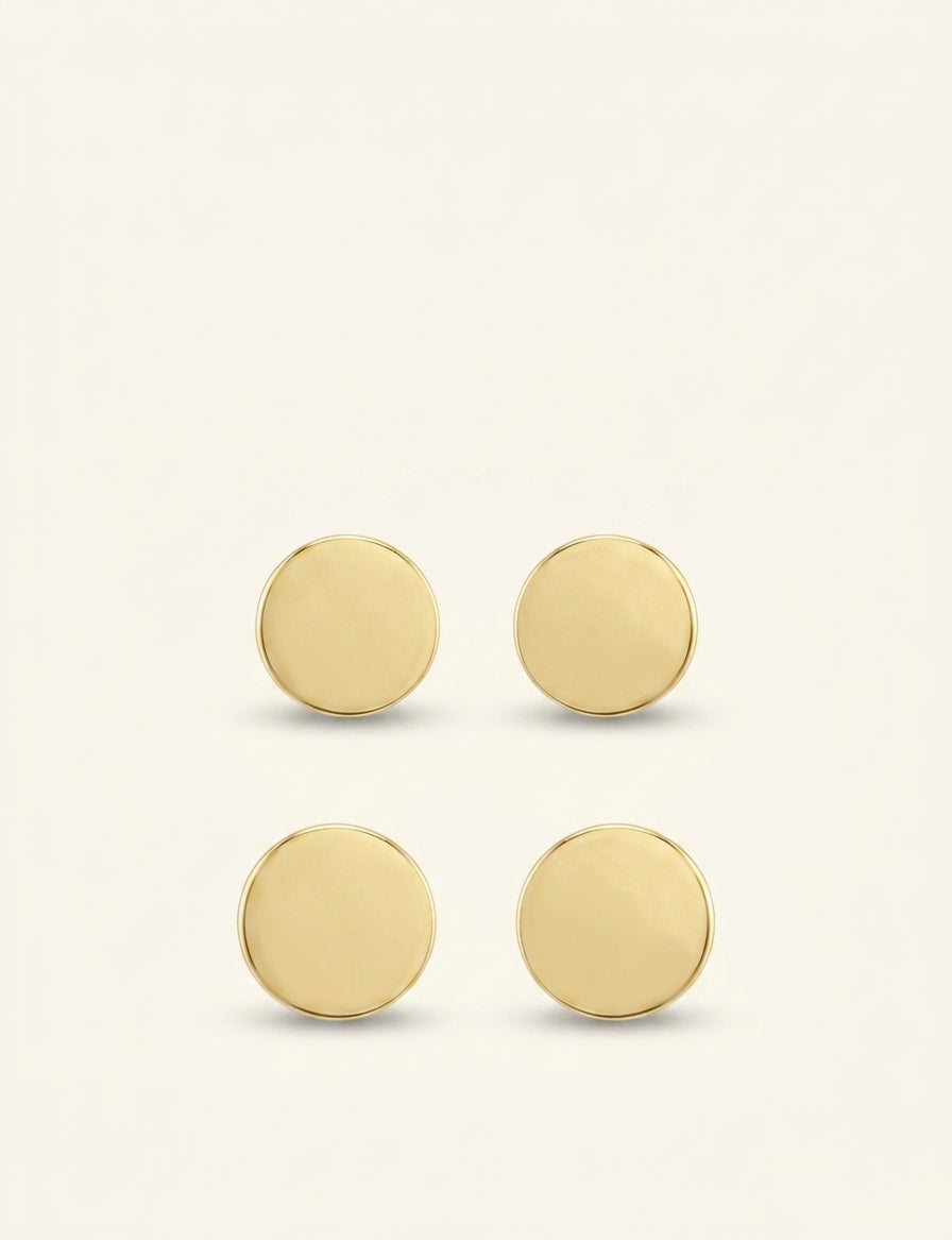 Cartier LOVE 18ct yellow-gold stud earrings, imported from the UK