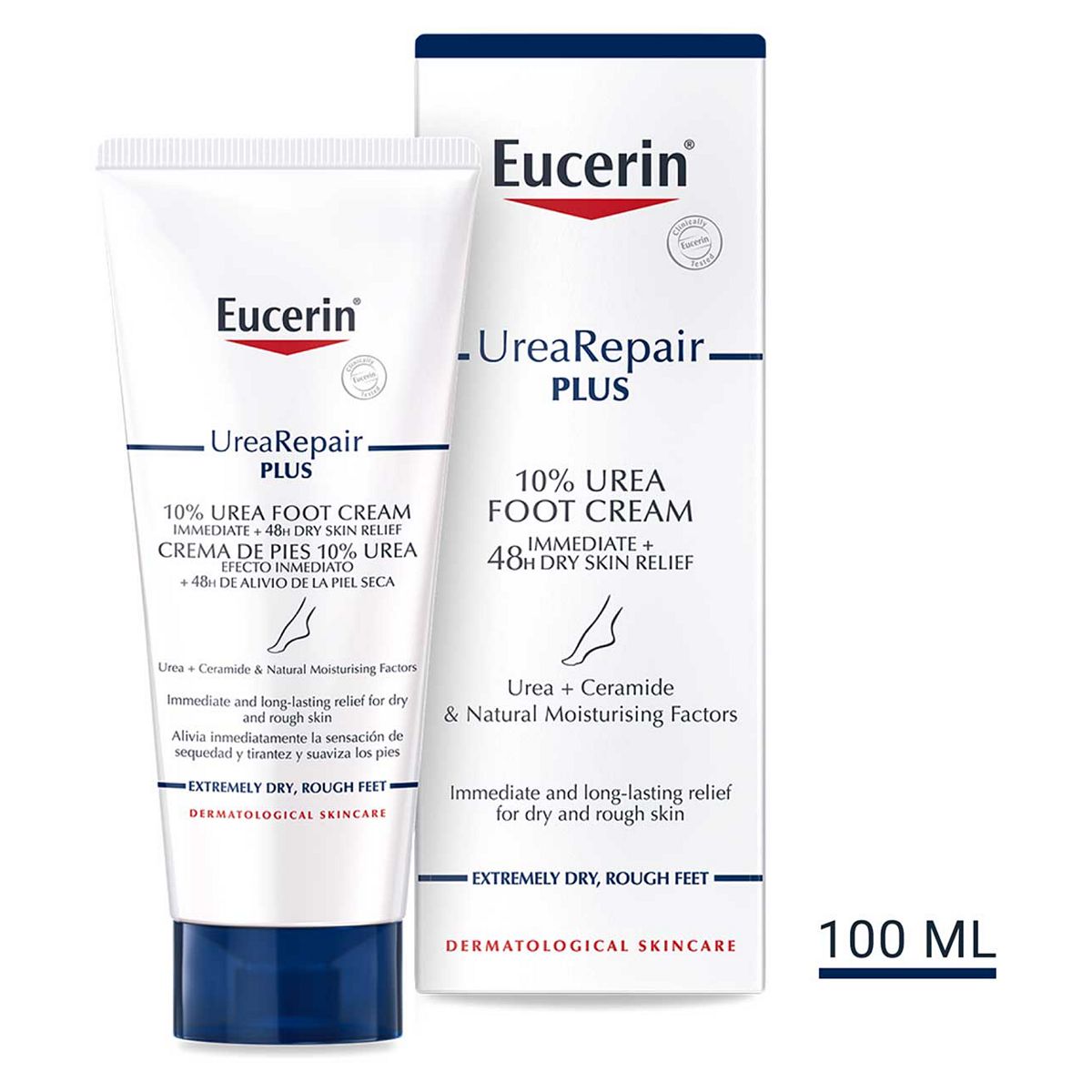 Eucerin Dry Skin UreaRepair Plus 10% Urea Foot Cream 100ml GOODS Boots   