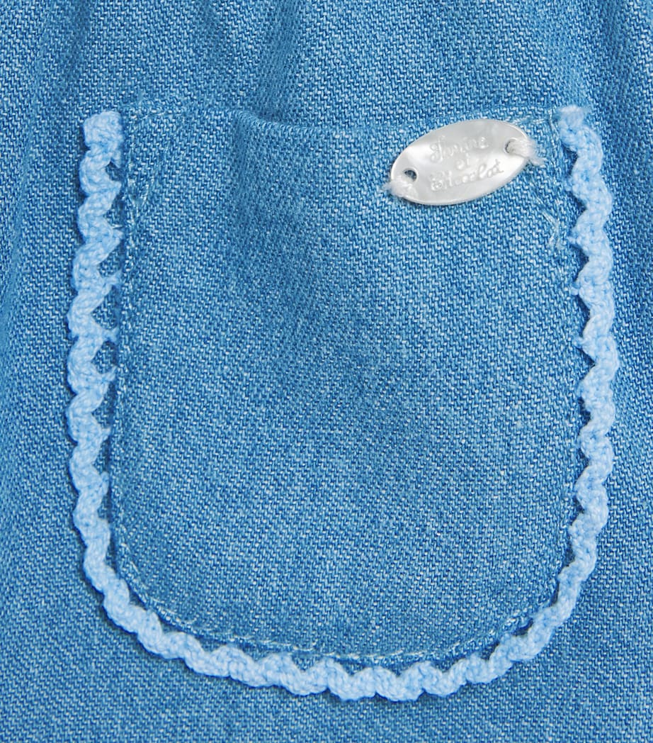 Tartine et Chocolat cotton scalloped trousers for infants and toddlers aged 3 months to 4 years (British brand)