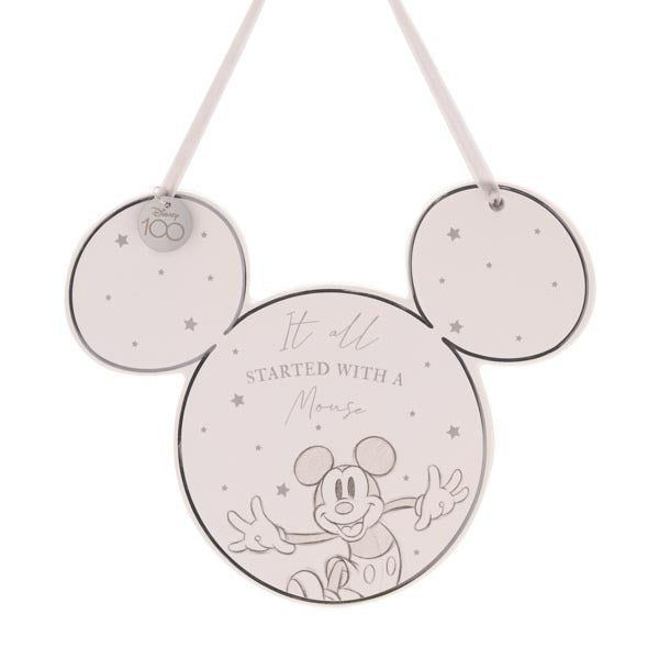 Disney 100 Limited Edition Ceramic Plaque - Mickey Mouse GOODS Superdrug   