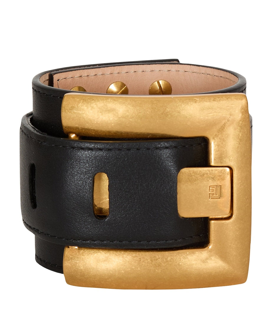 Balmain Leather Anthem Bracelet, UK version