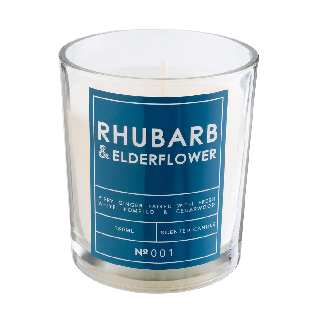 Habitat Boxed Candle - Rhubarb & Elderflower