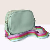 POM vegan leather mint camera shoulder bag - British product