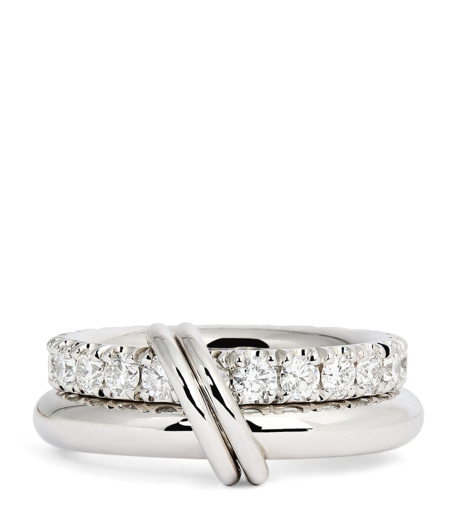 Spinelli Kilcollin Virgo zodiac ring 18k white gold (British brand)