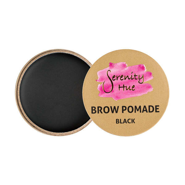 Serenity Hue Brow Pomade Black 10g