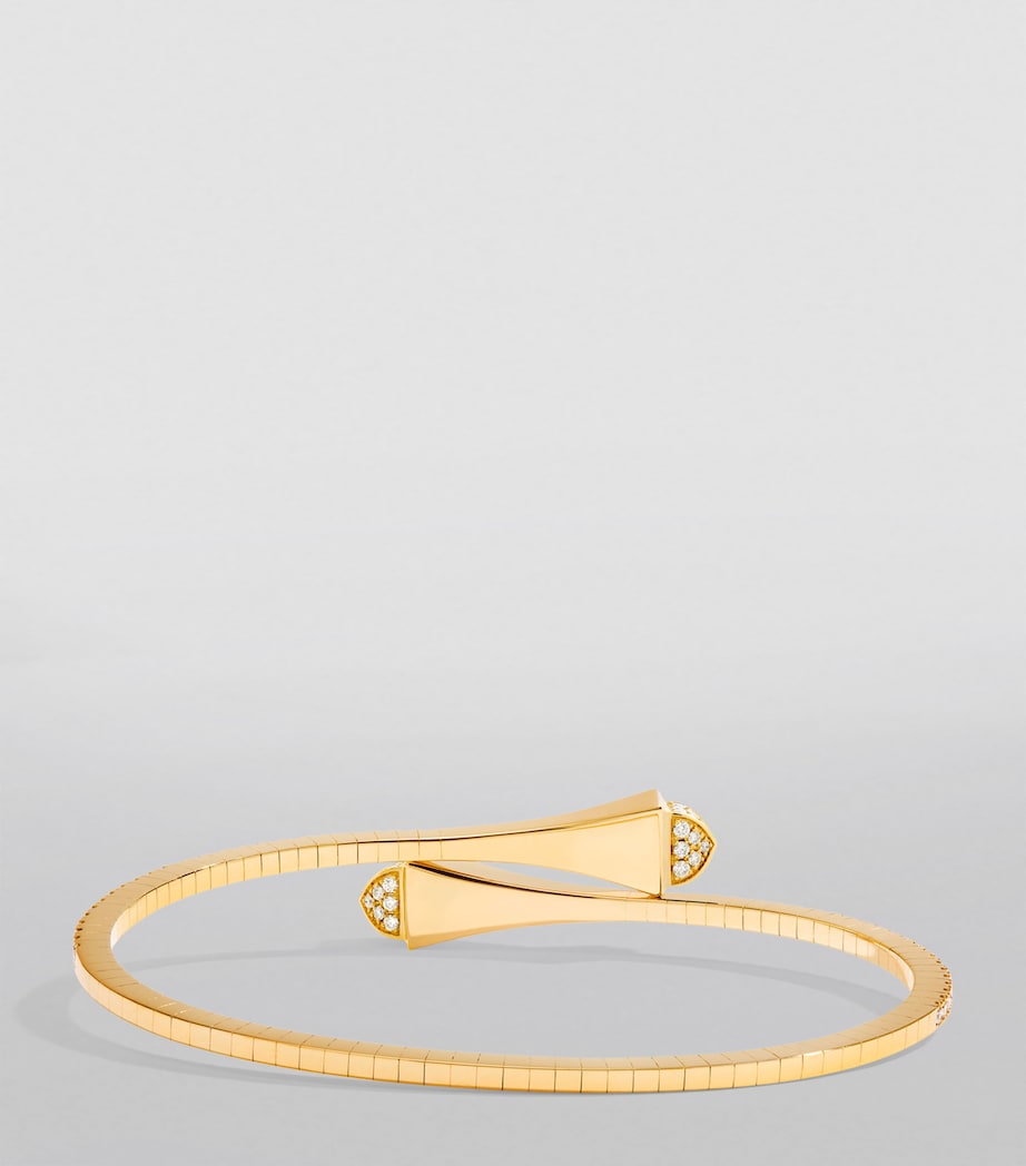 Marli New York midi yellow gold diamond bracelet - British product