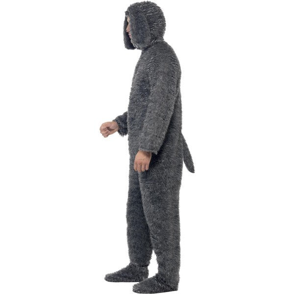 Smiffys fluffy grey hooded dog costume - British product