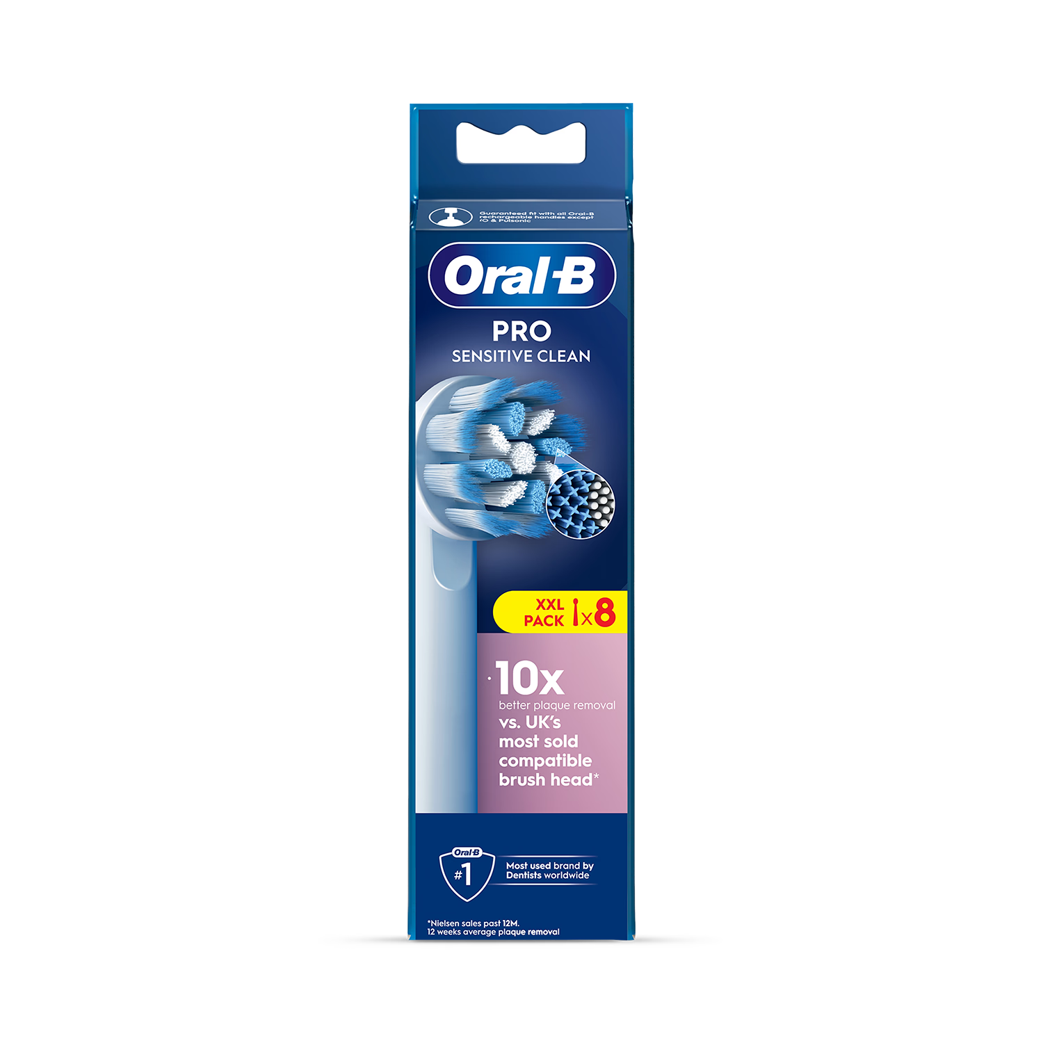 Oral-B Sensitive Clean toothbrush heads 8 counts - British product