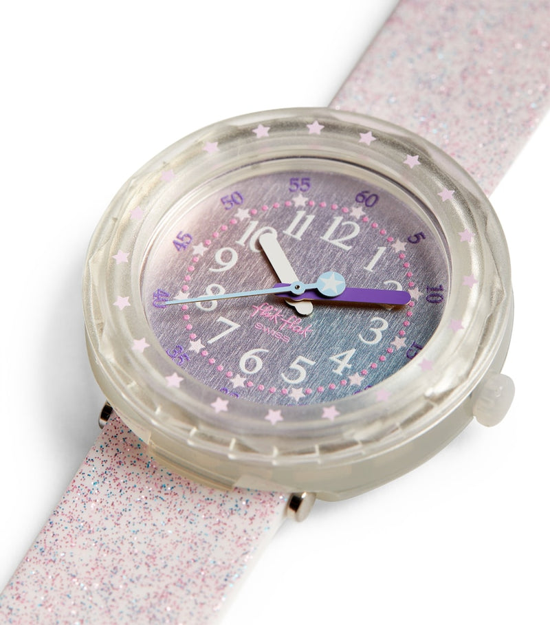 Flik Flak Pearlaxus children's watch 36.70mm - British product