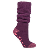 Heat Holders Ladies Non Slip Thermal Bed Socks 4-8 UK GOODS Superdrug Wine (Slouch)  