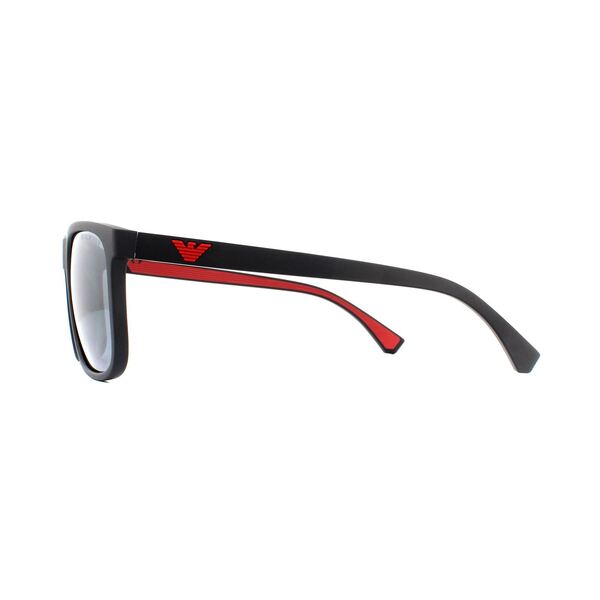 Emporio Armani 4129 black mirrored men sunglasses, imported from the UK