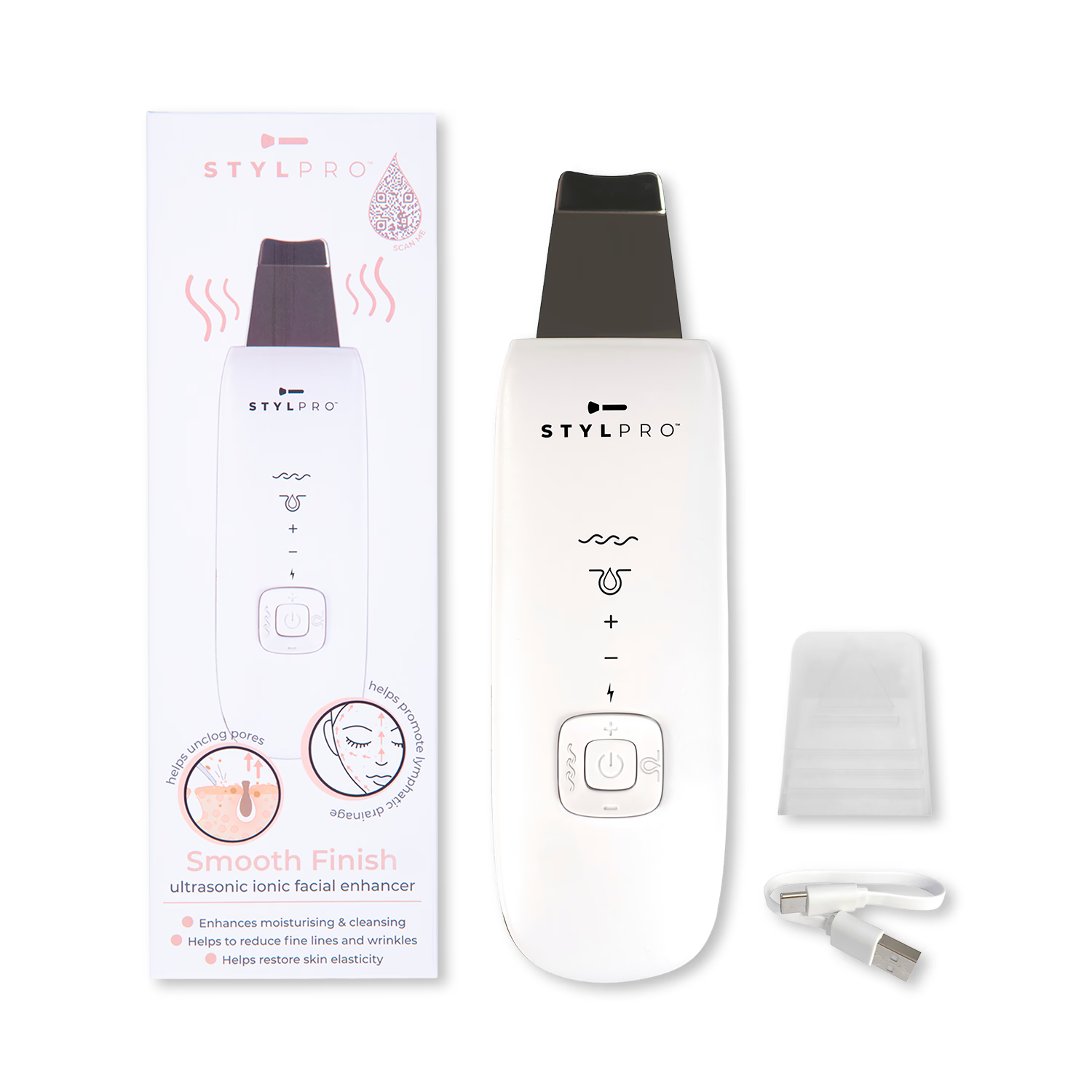 Stylpro Smooth Finish ultrasonic ionic facial enhancer (British brand)