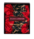Silke mulberry silk hair scrunchies set of 3 (British brand)