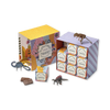 PLAYin CHOC dinosaur gift set with organic chocolates, imported from the UK