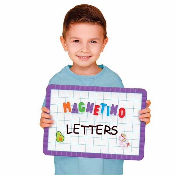 Quercetti Magnetino Letters magnetic alphabet learning toy (British brand)