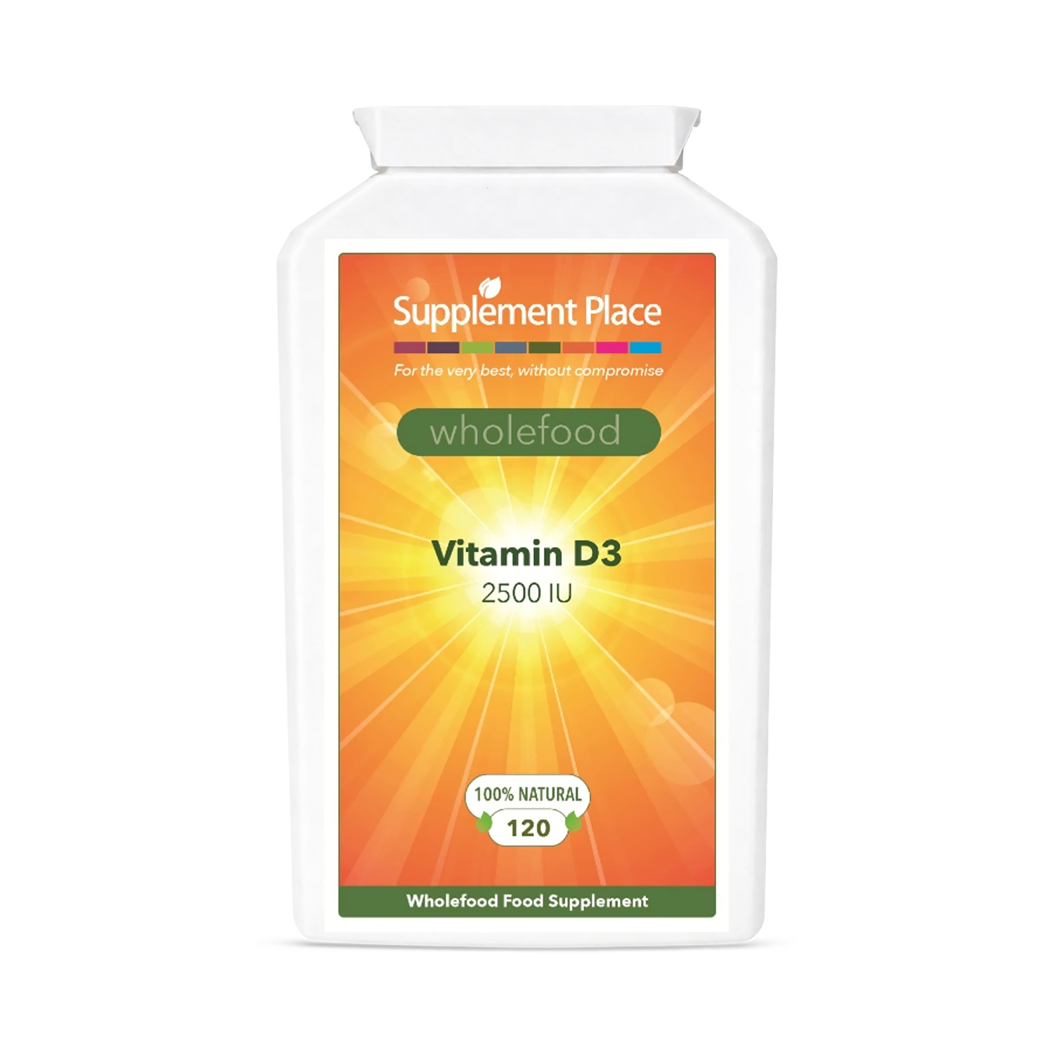 Supplement Place Wholefood Vitamin C 200mg 120 capsules, UK version