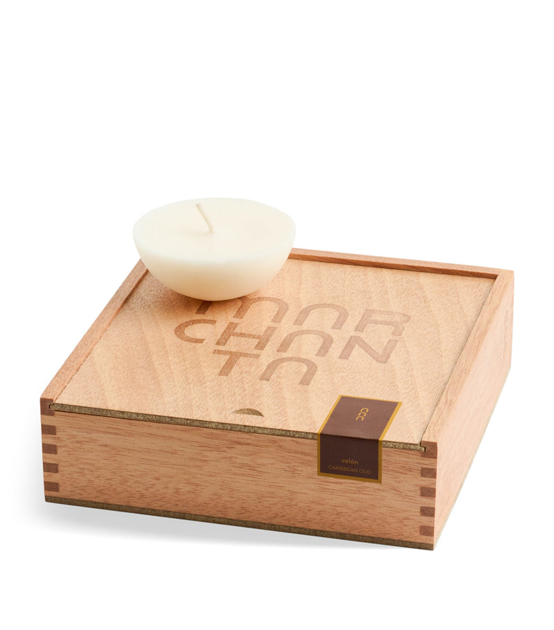 Marchanta Caribbean Oud candle refills 4 x 60g, imported from the UK