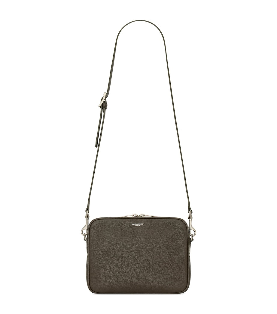 Saint Laurent camera cross-body bag grain leather, imported from the UK