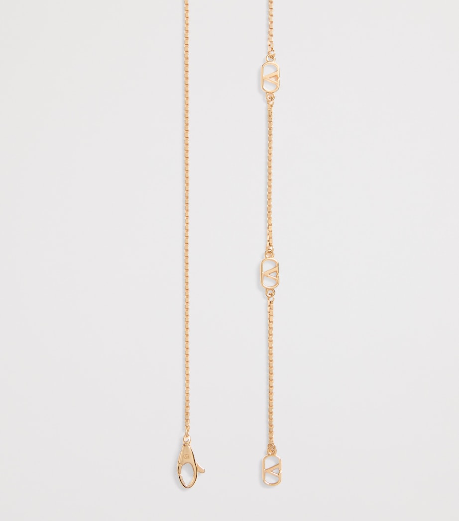 Valentino Garavani butterfly necklace bronze pendant - British product