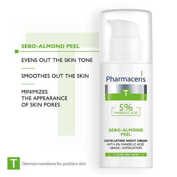 Pharmaceris T Sebo Almond Peel 5% Night Cream GOODS Superdrug   