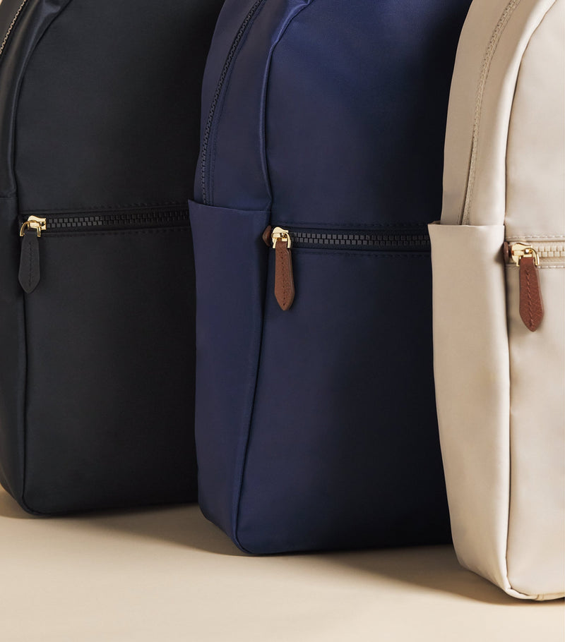 Harrods nylon backpack with gold-plated hardware, UK version