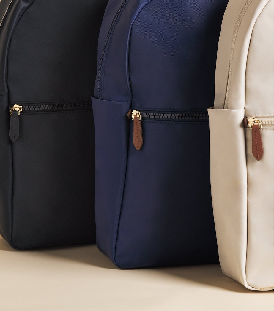 Harrods Nylon Backpack with leather trims, UK version