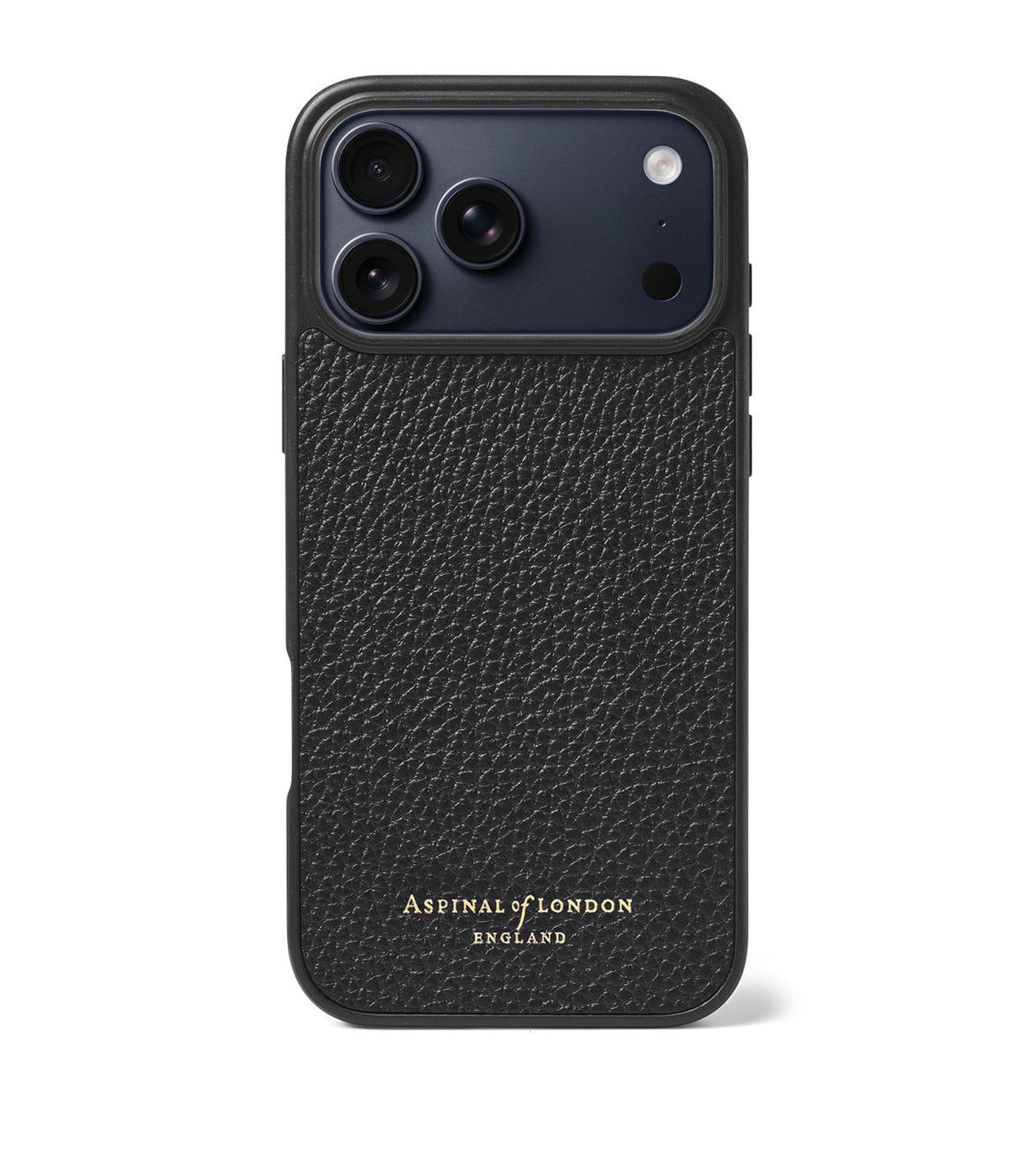 Aspinal Of London grained leather iPhone 17 Pro case - British product